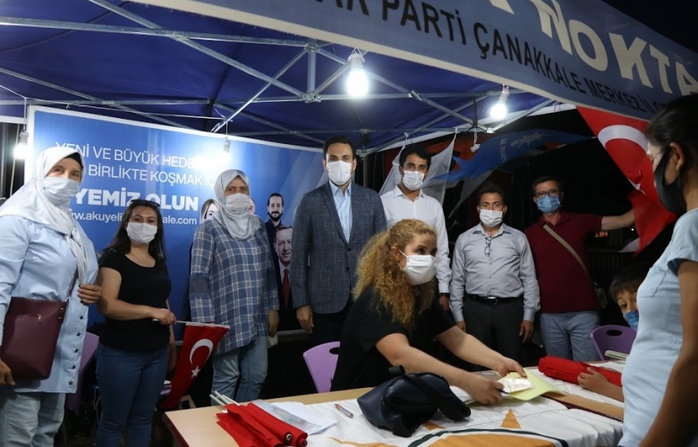 MAKAS’ TAN YENİ ÜYELERE  "BÜYÜK AK PARTİ AİLESİNE HOŞ GELDİNİZ."