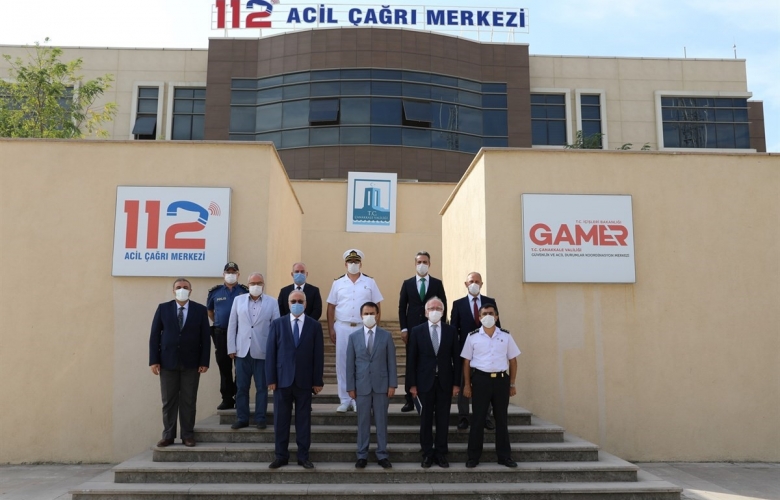 VALİ AKTAŞ 112 ACİL ÇAĞRI HİZMETLERİ İL KOORDİNASYON KOMİSYONU BAŞKANLIK ETTİ