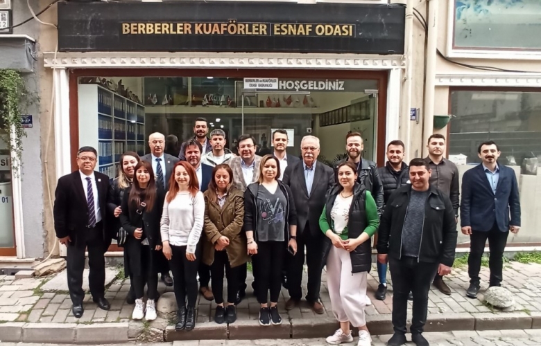 CHP HEYETİNDEN ESNAF ODALARINA ZİYARET