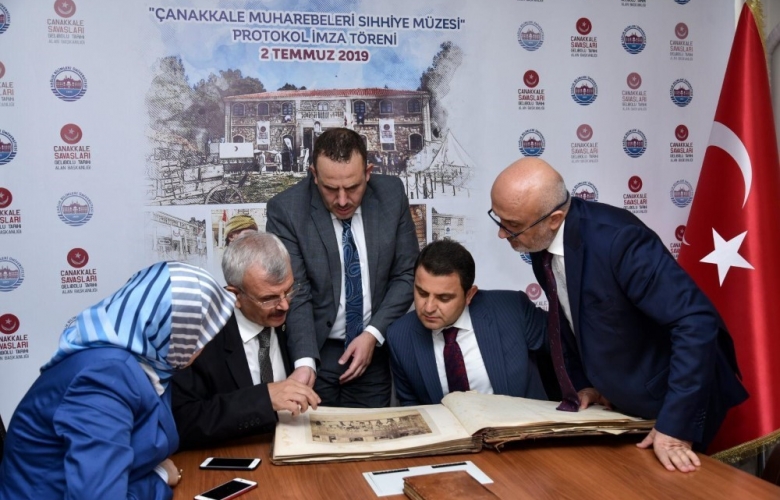 ÇANAKKALE MUHAREBELERİ SIHHİYE MÜZESİ İÇIN İMZALAR ATILDI