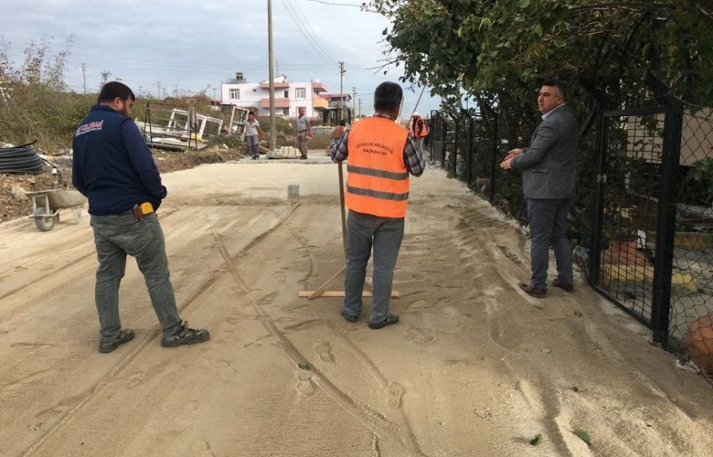 AYVACIK'TA ÜST YAPI ÇALIŞMALARI SÜRÜYOR