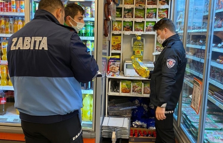 AYVACIK BELEDİYESİNDEN MARKETLERE DENETİM