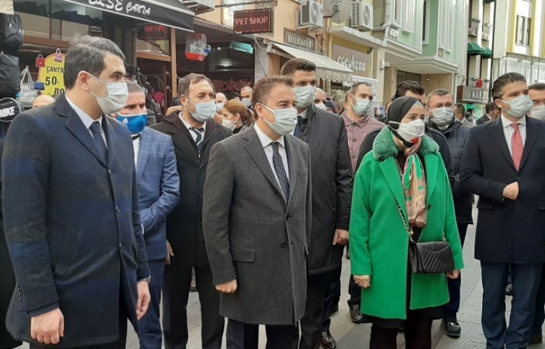 DEVA PARTİSİ GENEL BAŞKANI ALİ BABACAN ÇANAKKALE' DE ESNAFI ZİYARET ETTİ