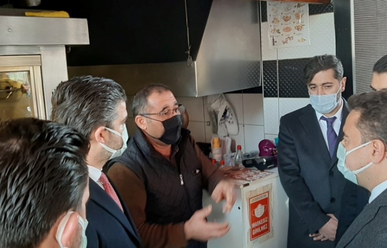 DEVA PARTİSİ GENEL BAŞKANI ALİ BABACAN ÇANAKKALE' DE ESNAFI ZİYARET ETTİ