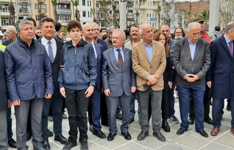 MUTLUAY'A MİTİNG GİBİ BASIN AÇIKLAMASI İLE DESTEK VERİLDİ