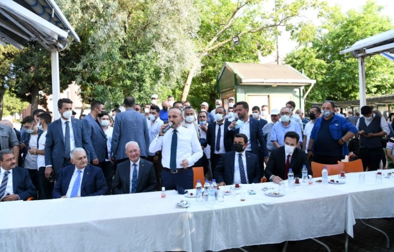 TURAN “LAPSEKİ KOCABAŞLAR TERMAL TESİSİ'NDE İLK BETON DÖKÜLDÜ”