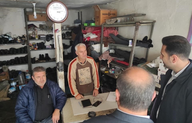 AK PARTİLİLER ÇANDA ZİYARETLER GERÇEKLEŞTİRDİ