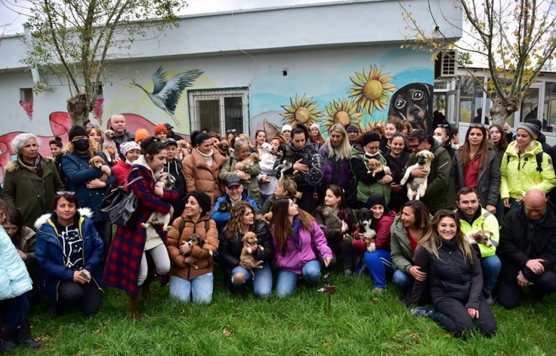 BARINAKTAKİ SOKAK HAYVANLARI İLE SEVGİ DOLU SAATLER GEÇİRDİLER