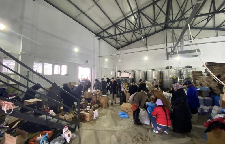 YENİCE KAYMAKAMLIĞI DEPREM YARDIMLARI YOLA ÇIKTI