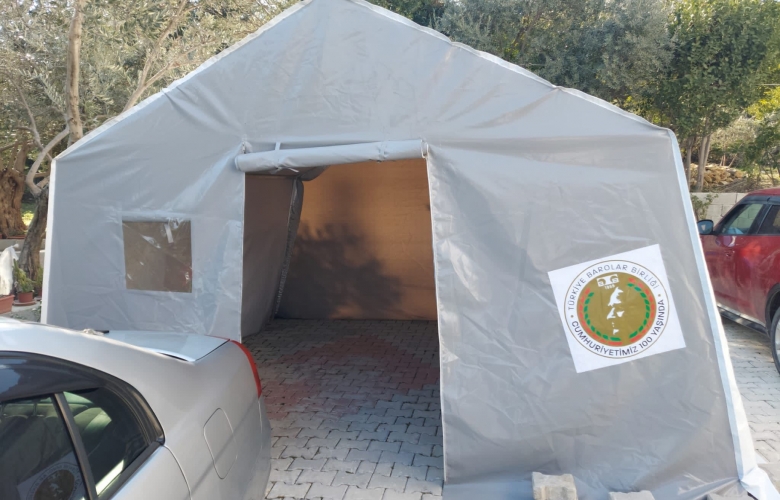 ÇANAKKALE BARO BAŞKANLIĞININ DEPREM KAMPANYASINDA 183 BİN TOPLANDI