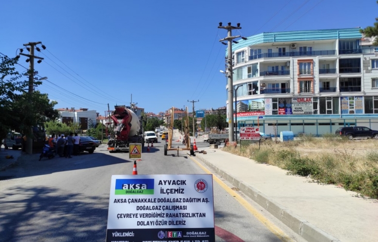 AYVACIKLILAR DOĞALGAZ KULLANIMI İÇİN ÜN SAYIYOR