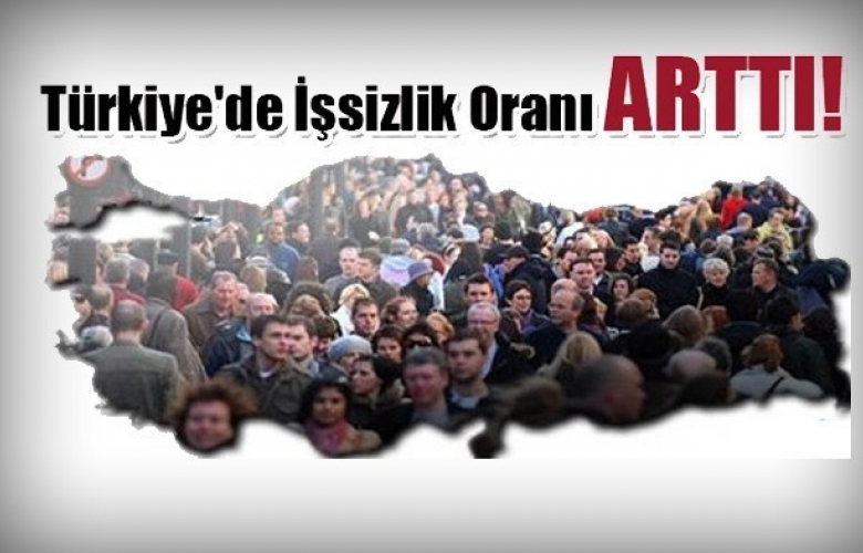 İŞSİZLİK ORANI ARTMAYA DEVAM EDİYOR