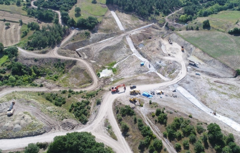 ÇANAKKALE YENİCE KOVANCI BARAJINDA ÇALIŞMALAR DEVAM EDİYOR