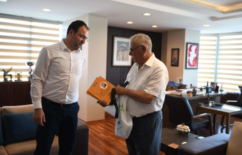 BAŞKAN GÖKHAN KONUKLARINI AĞIRLADI