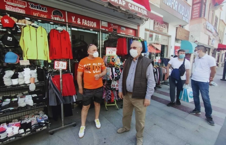 BAŞKAN GÖKHAN VE MECLİS ÜYELERİ ESNAF ZİYARETLERİNE DEVAM EDİYOR