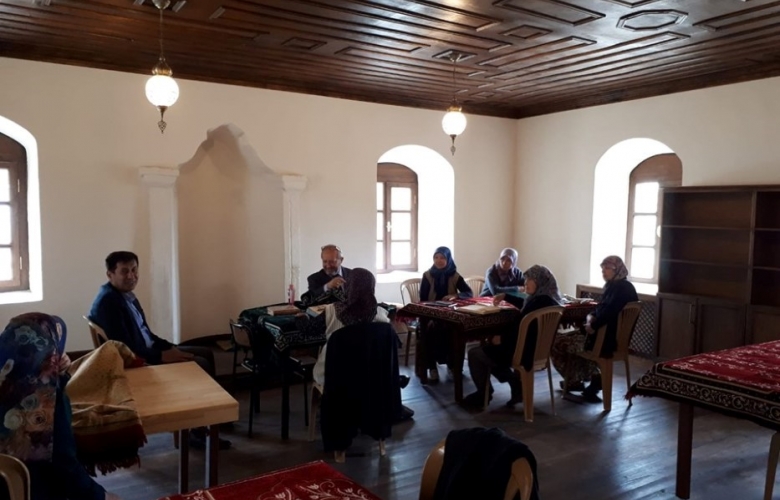 İl Müftüsü Arif Gökçe Tevfikiye Köyü'nde Kuran kursunu ziyaret etti