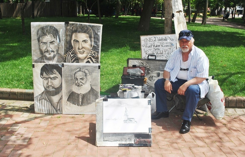 Gezgin ressam Çanakkale’de