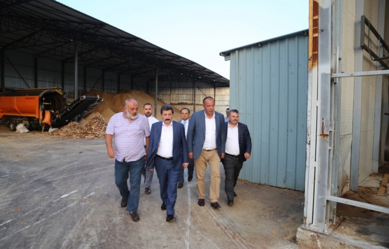 VALİ TAVLI ÇANAKKALE ORGANİZE SANAYİ BÖLGESİNDE ZİYARETLER GERÇEKLEŞTİRDİ