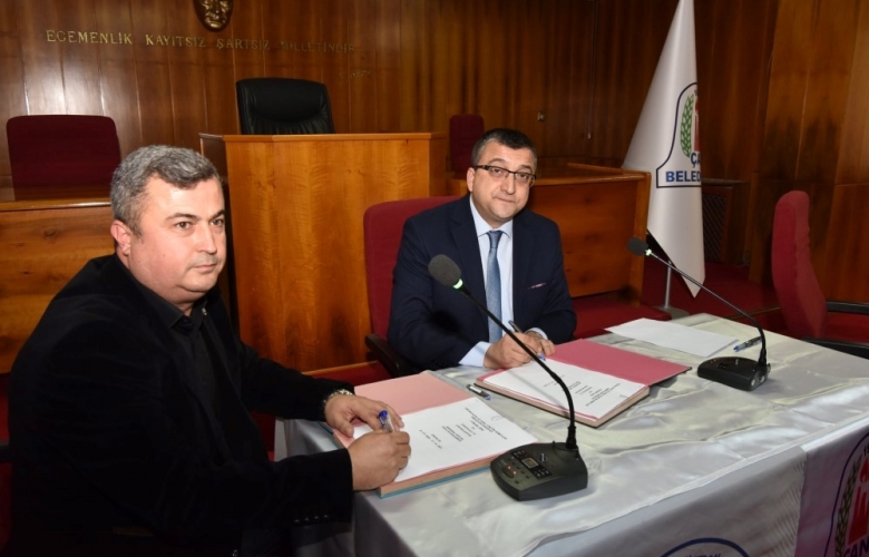 ÇAN BELEDİYESİ TÜM-BEL-SEN İLE MEMUR ÇALIŞANLARI MUTLU EDEN SOSYAL DENGE SÖZLEŞMESİNİ İMZALADI