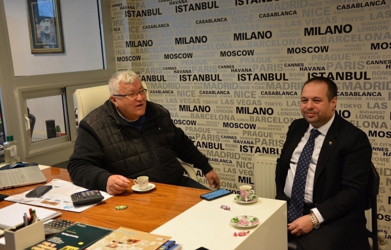 ÇANAKKALE TİCARET BORSASI ÜYELERİNE YENİ YIL ZİYARETİ