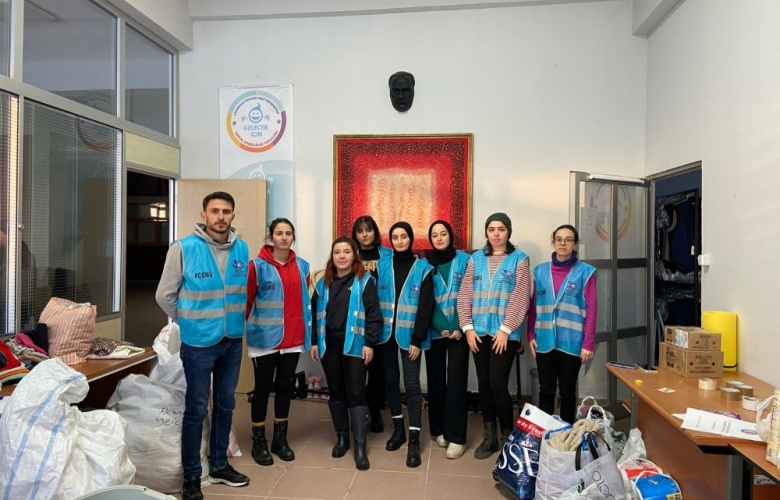 ÇOMÜ BUTİK, DEPREM YARDIMI İÇİN ÇALIŞTI