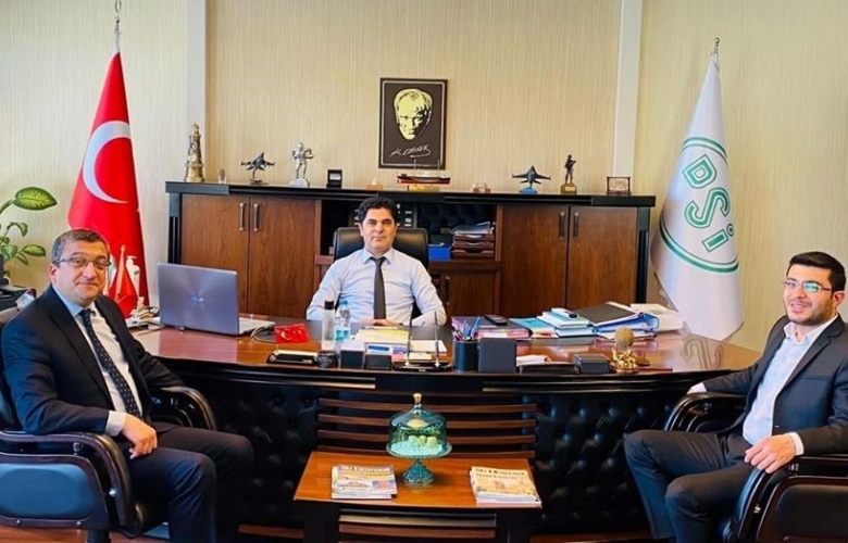 BAŞKAN ÖZ, DSİ BÖLGE MÜDÜRLÜĞÜNDEN MÜJDELİ HABERLE DÖNDÜ