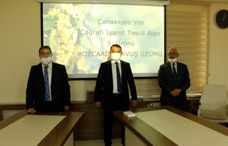 “BOZCAADA ÇAVUŞ ÜZÜMÜ” ’NE TESCİH TOPLANTISI