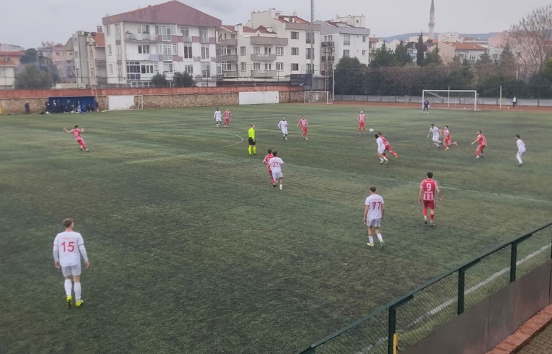 BİR PUANI ATTIKLARI KARŞILIKLI GOLLER İLE ALDILAR  DARDANEL - ÇANSPOR : 1-1