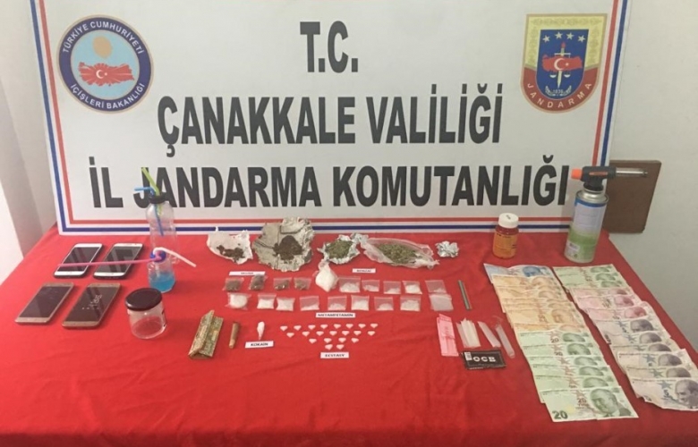 UYUŞTURUCU MADDE İMAL VE TİCARETİNİ YAPAN ŞAHISLAR YAKALANDI