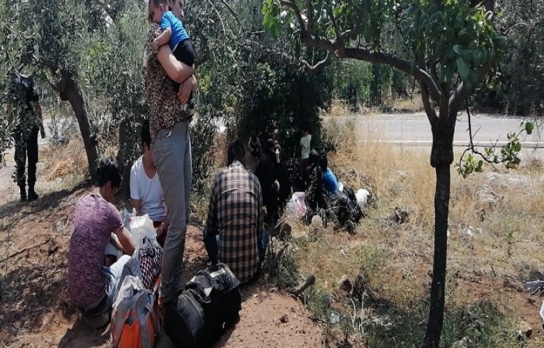 AYVACIKTA 308 KAÇAK GÖÇMEN DAHA YAKALANDI    