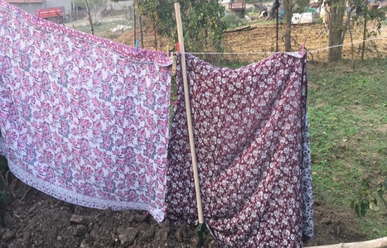 HAZİNE AVCILARI KAZIYI ÇARŞAFLA GİZLEDİ