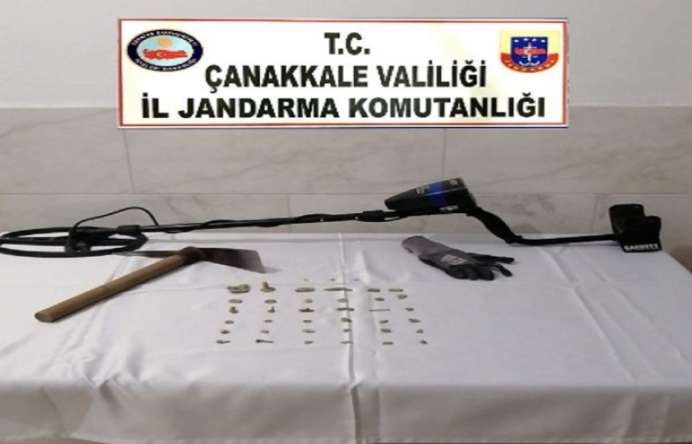 DEFİNE AVCISI YAKALANDI