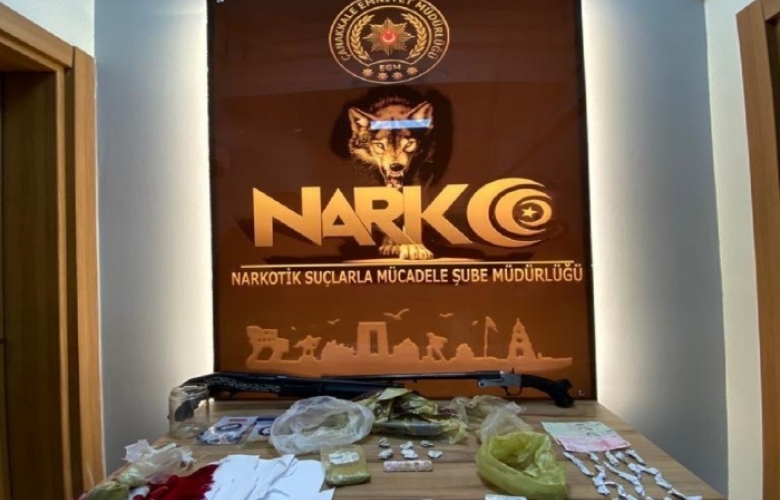 ÇANAKKALE’ DE UYUŞTURUCU OPERASYONU