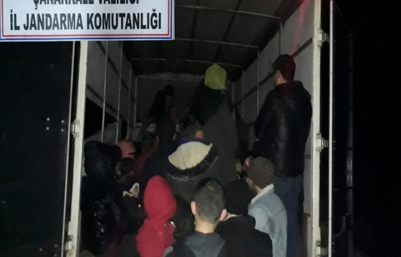 65 AFGANİSTAN UYRUKLU KAÇAK GÖÇMEN YAKALANDI