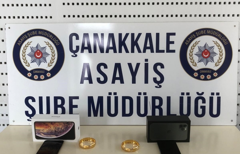 İŞYERİ VE EVLERDEN HIRSIZLIK YAPAN  ŞAHIS EZİNE' DE YAKALANDI