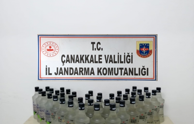 JANDARMA’ DAN SAHTE RAKI OPERASYONU