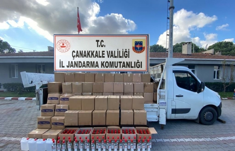 2.620 LİTRE SAHTE İÇKİ YAKALANDI