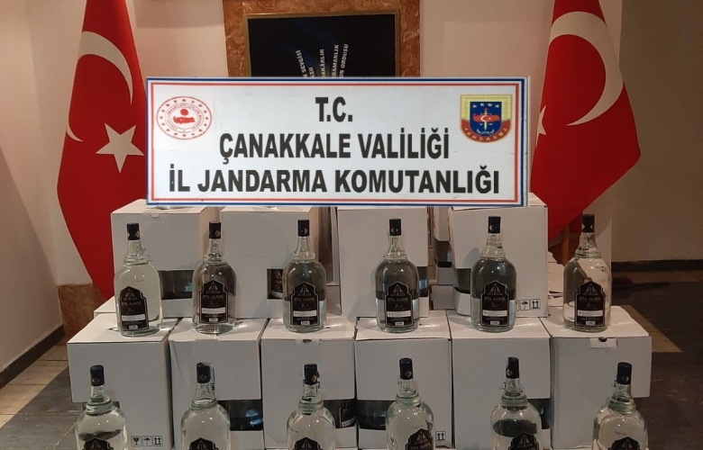 JANDARMA’DAN KAÇAK ALKOL OPERASYONU