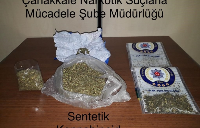 ÇANAKKALE’DE UYUŞTURUCU OPERASYONLARINDA 5 ŞAHIS TUTUKLANDI