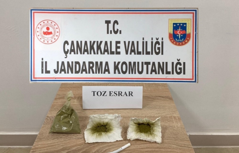 ÇANAKKALE İL JANDARMA KOMUTANLIĞI UYUŞTURUCUYA GEÇİT VERMİYOR