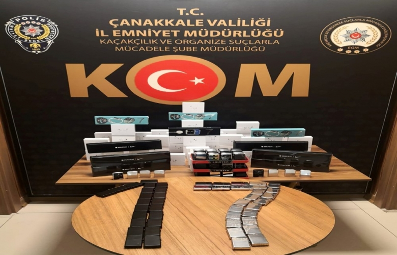 KAÇAK ÜRÜNLERE EL KONULDU