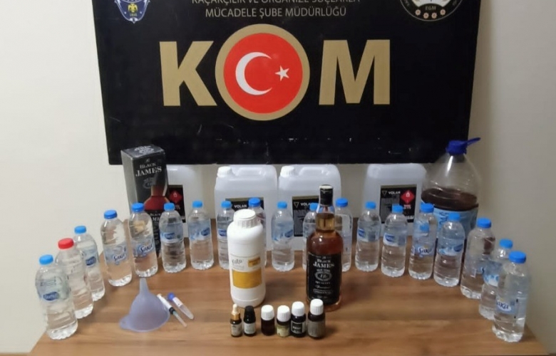 EMNİYET’TEN SAHTE İÇKİ OPERASYONU