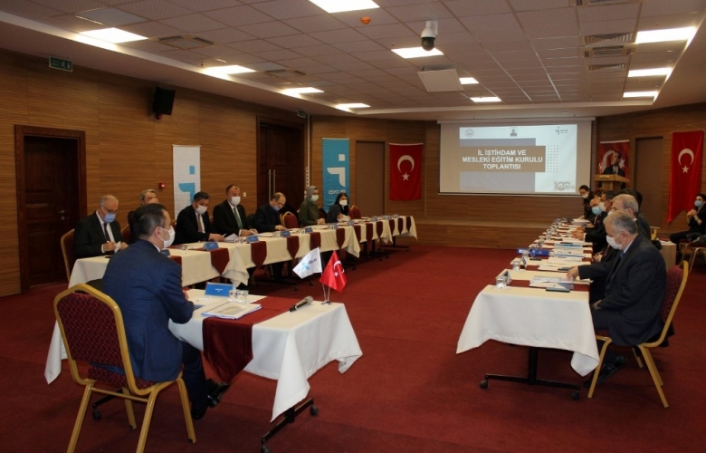 İL İSTİHDAM VE MESLEKİ EĞİTİM KURULU, 2021 YILI İLK TOPLANTISINI BAYRAMİÇ’TE YAPILDI