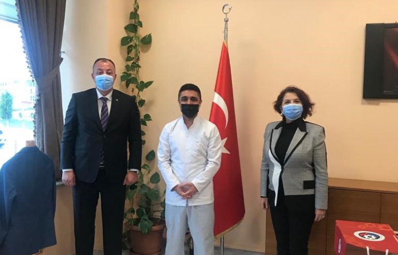 ÇTSO BAŞKANI SELÇUK SEMİZOĞLU DEVLET HASTANESİNİ ZİYARET ETTİ