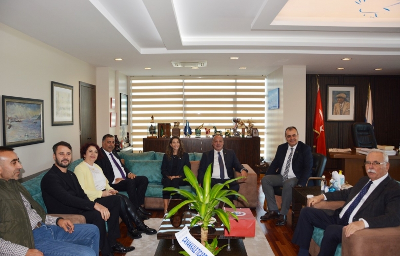 ÇTSO YÖNETİM KURULU BAŞKAN GÖKHAN’I ZİYARET ETTİ