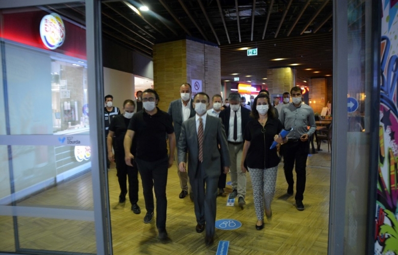 SEMİZOĞLU, VALİ AKTAŞ İLE CORONAVİRÜS DENETİMLERİNE KATILDI