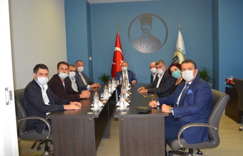 ÇTSO YÖNETİM KURULUNDAN OSB YENİ YÖNETİMİNE ZİYARET