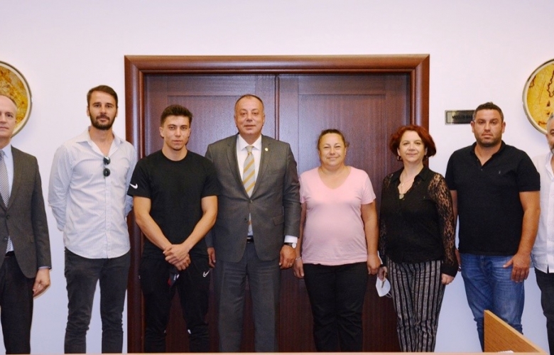 MİLLİ SPORCUMUZDAN ÇTSO YÖNETİM KURULUMUZA ZİYARET