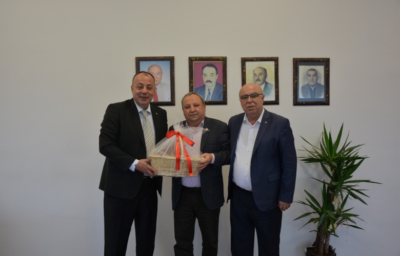 ÇAN ZİRAAT ODASI BAŞKANI VE TİCARET BORSASI MECLİS BAŞKANI ÇTSO BAŞKANI SEMİZOĞLUNU ZİYARET ETTİ