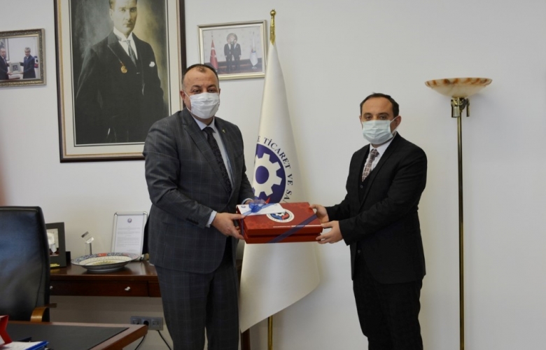 ÇANAKKALE SGK İL MÜDÜRÜNDEN ÇTSO’YA ZİYARET